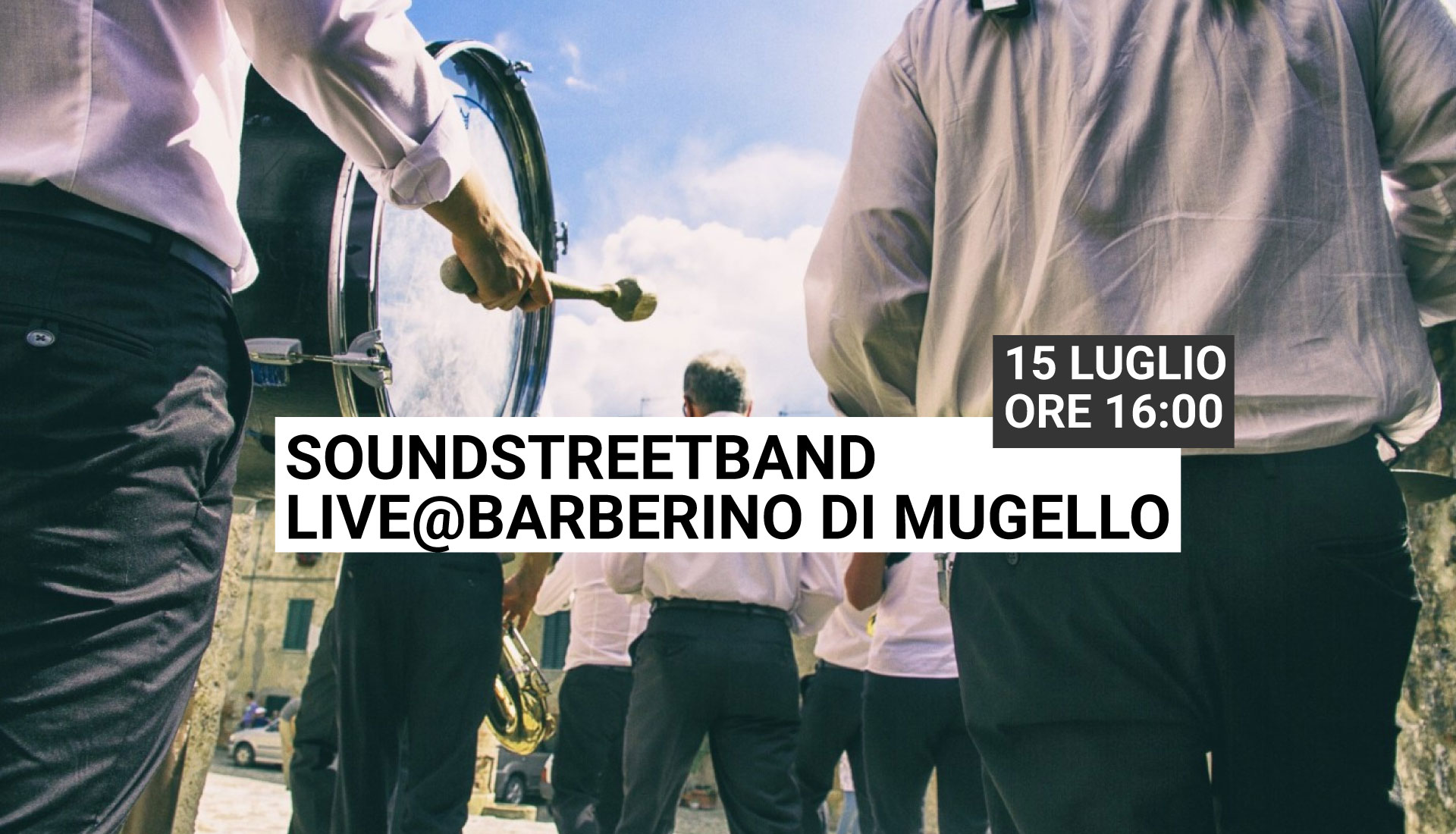 SoundStreetBand live@Barberino 15 Luglio ore 16