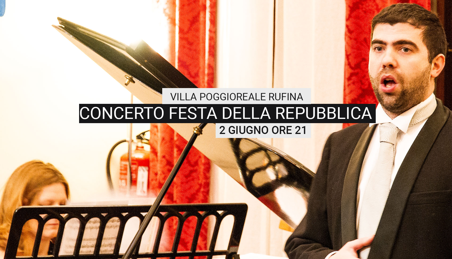 Concerto festa della Repubblica 2 Giugno ore 21 villa Poggioreale Rufina