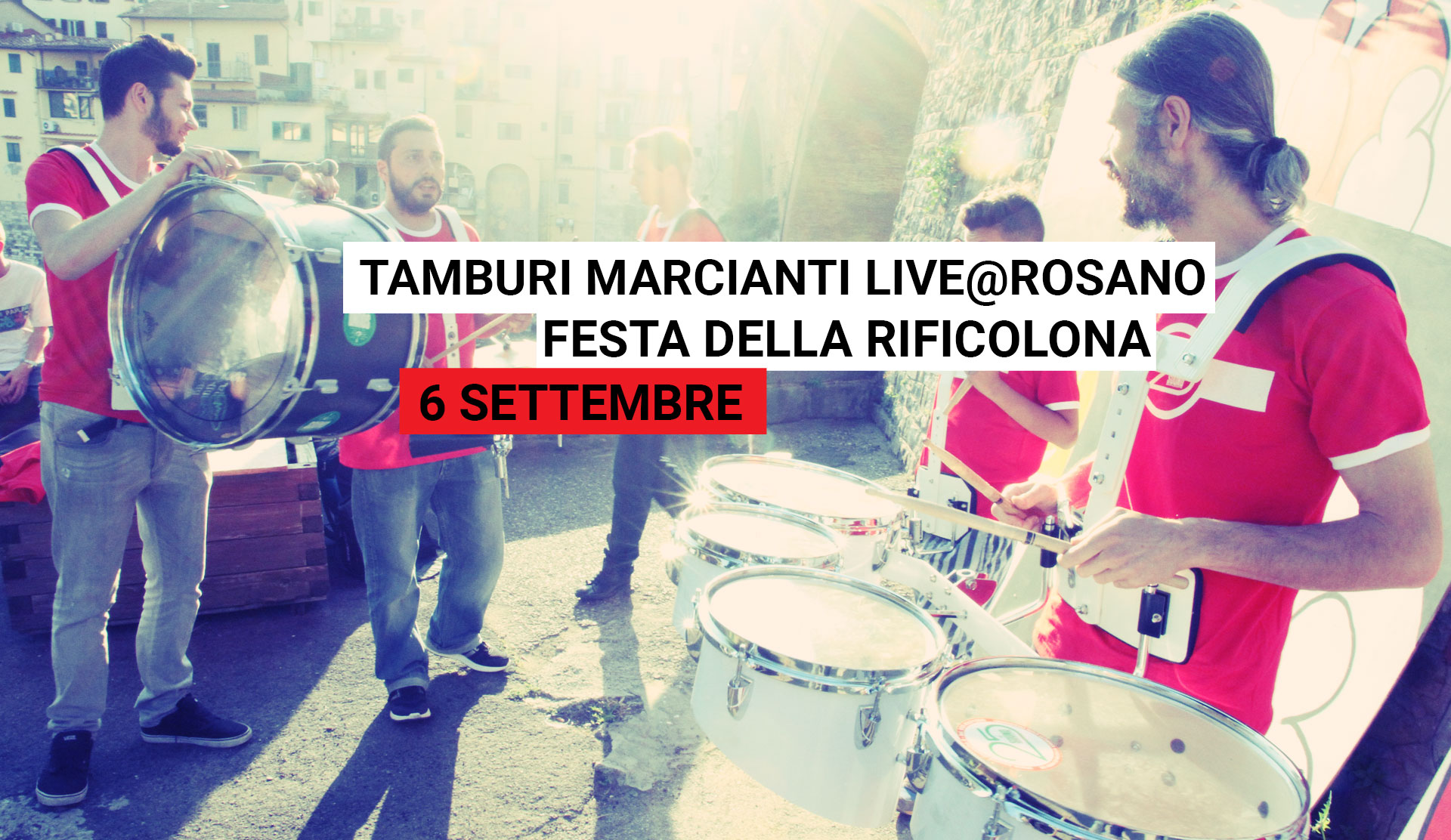 Tamburi Marcianti live@Rosano 6 Settembre ore 21:00