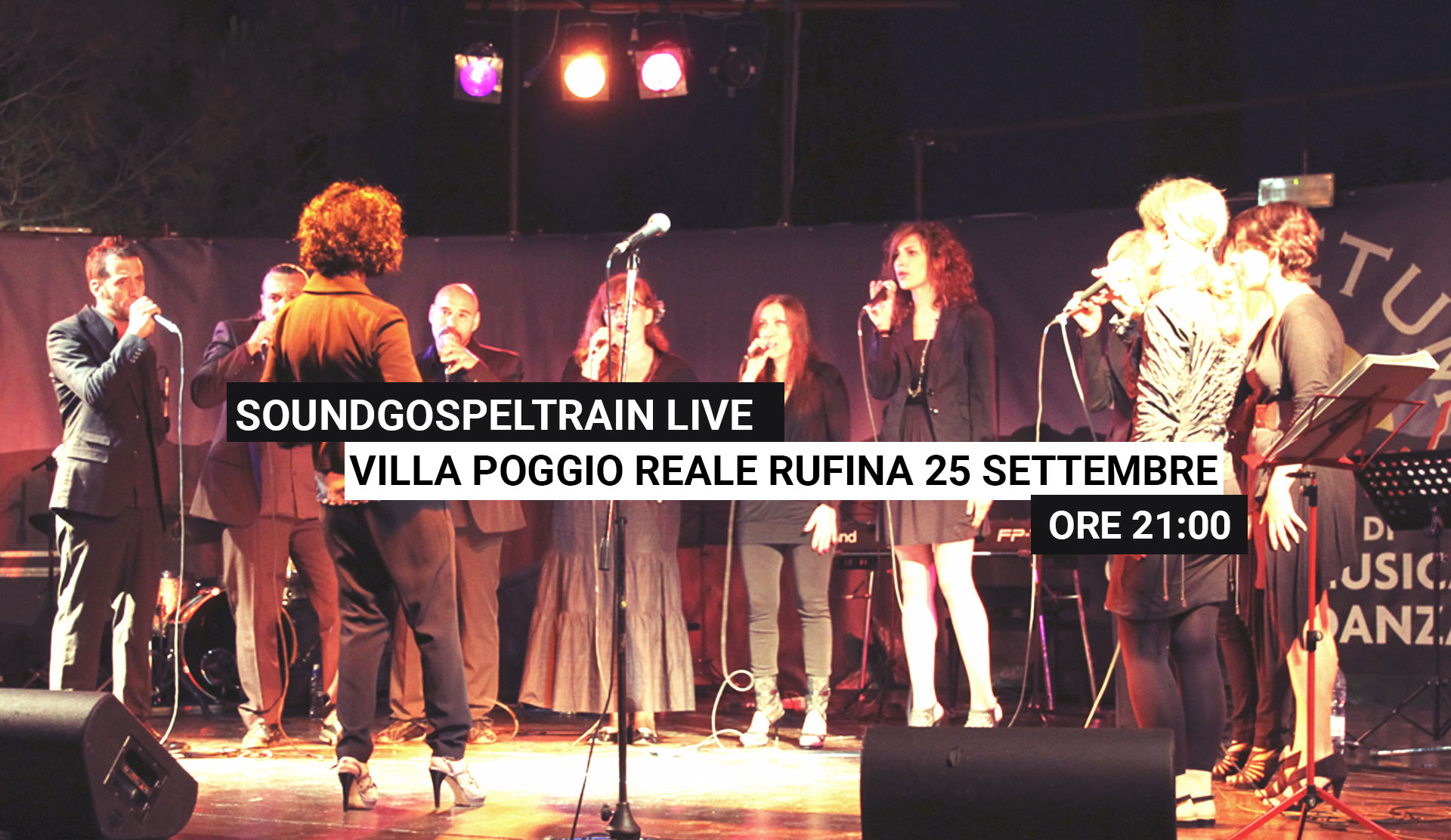 25 Settembre – SoundGospelTrain live@Villa Poggio Reale ore 21:00