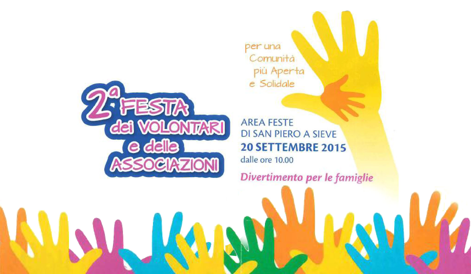 San Piero a Sieve Festa delle Associazioni e dei Volontari 20 Settembre 2015