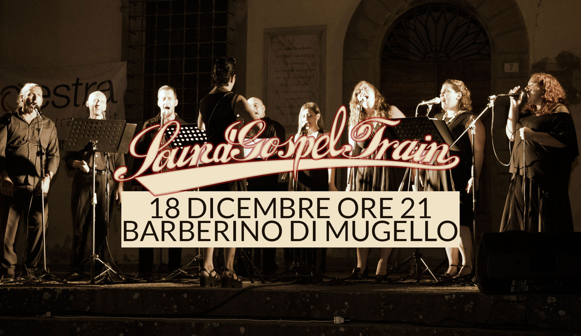 SoundGospelTrain live@Barberino di M.llo Centro Civico 18 Dicembre ore 21