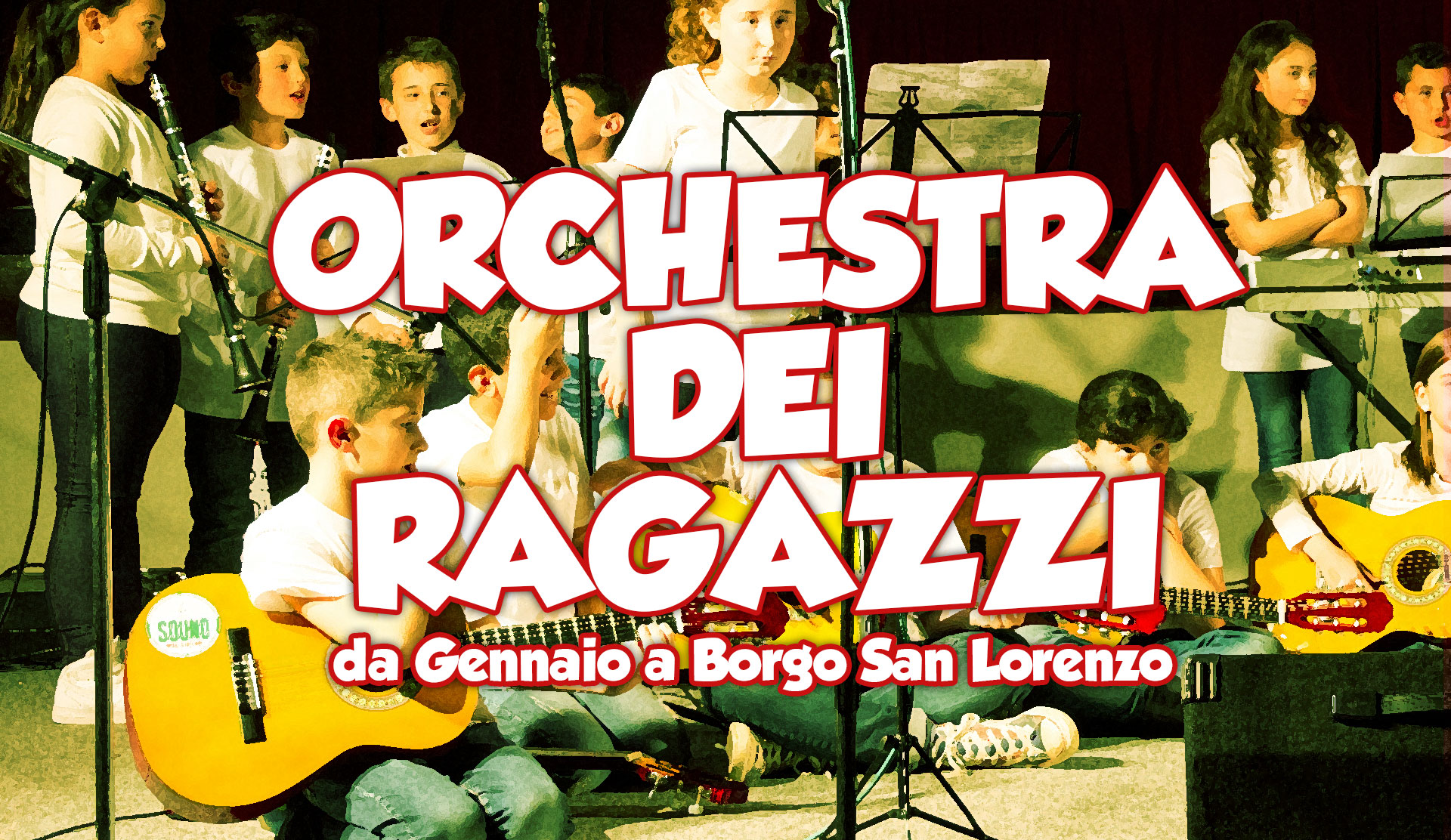 Orchestra dei ragazzi a Borgo San Lorenzo!