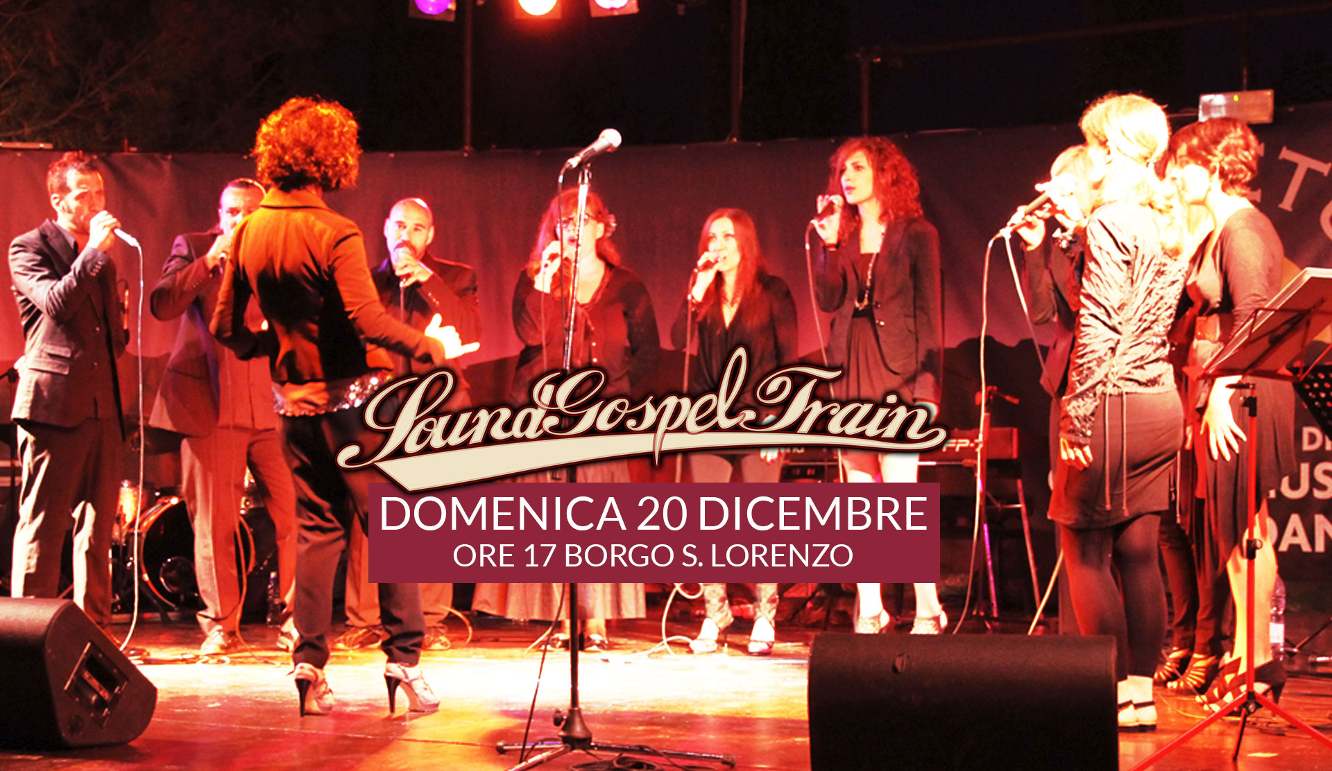 SoundGospelTrain live@Borgo S. Lorenzo 20 Dicembre ore 17