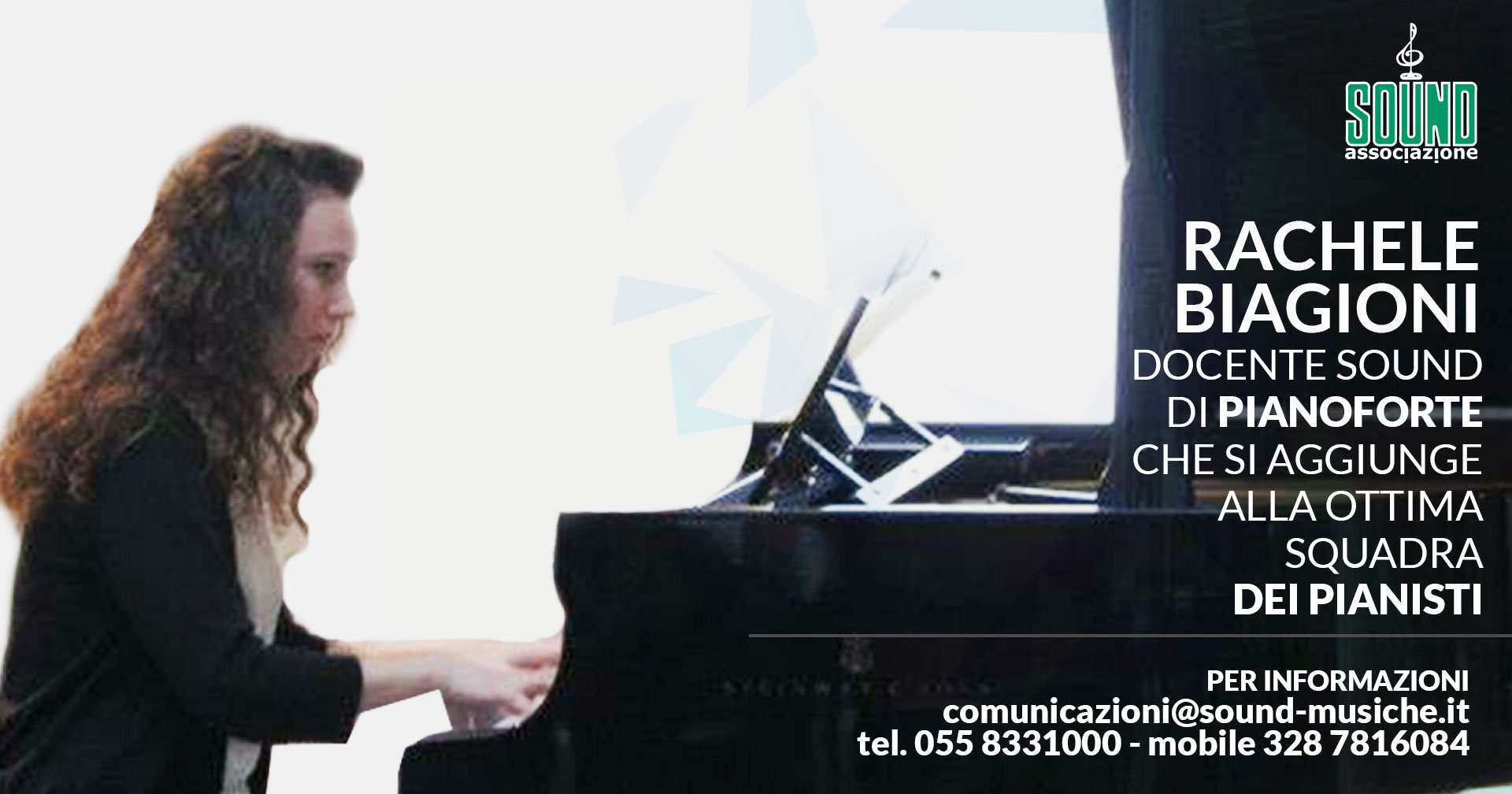 Rachele Biagioni nuova docente di pianoforte Sound