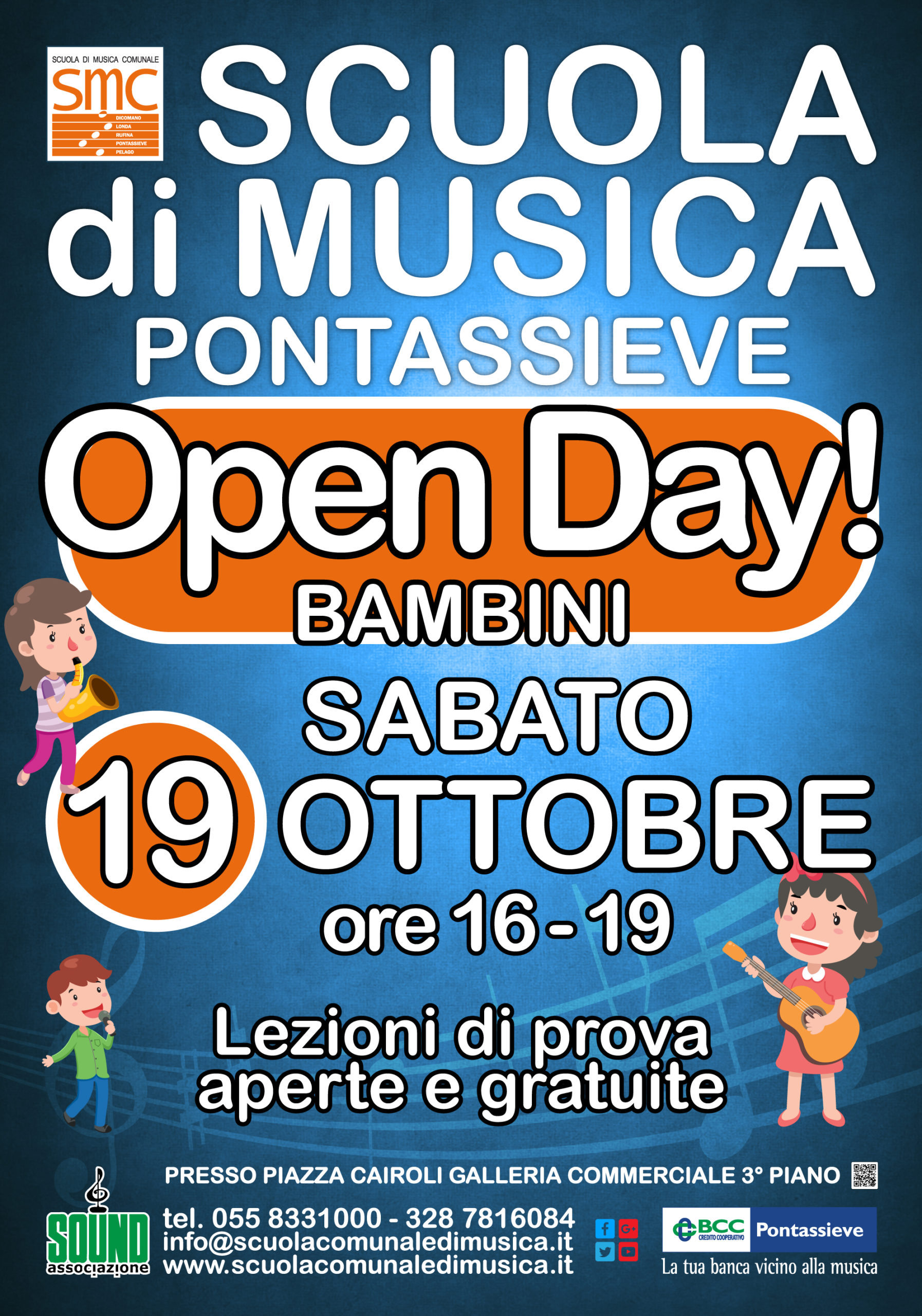 Open Day dedicato ai bambini Sabato 19 Ottobre.