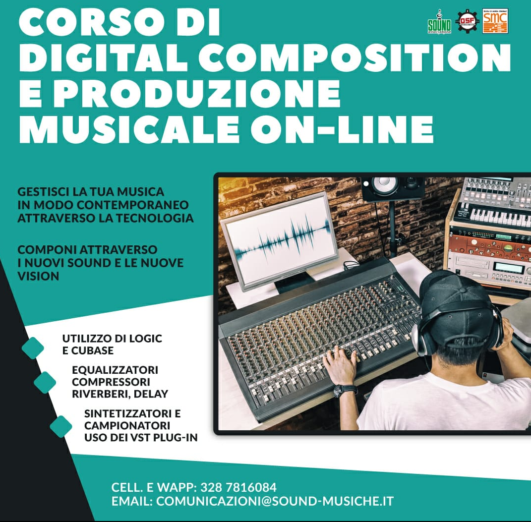 Corso di Digital composition e produzione musicale online.