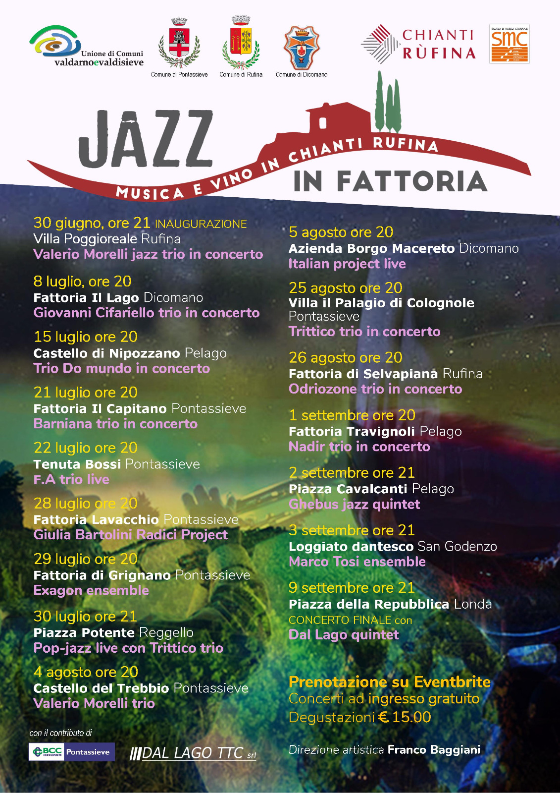 Jazz in Fattoria – Dal 30 Giugno la terza edizione
